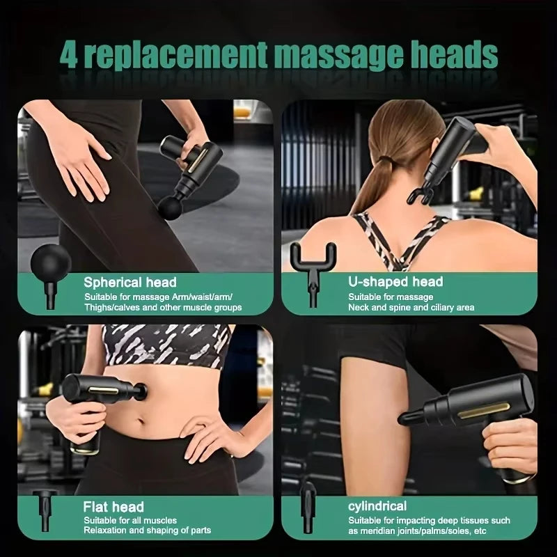 Pro Massage Gun — 6 Speed Deep Tissue Muscle Massager