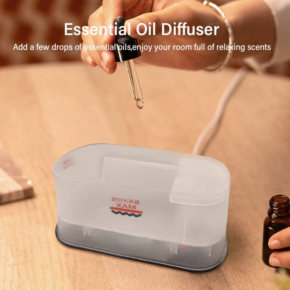 Flame Aroma Diffuser — 7 Color Fire Effect Humidifier & Night Light