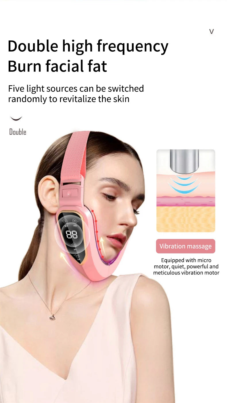 V-Face LED Lifting Device — Anti-Aging Skin Tightening Massager