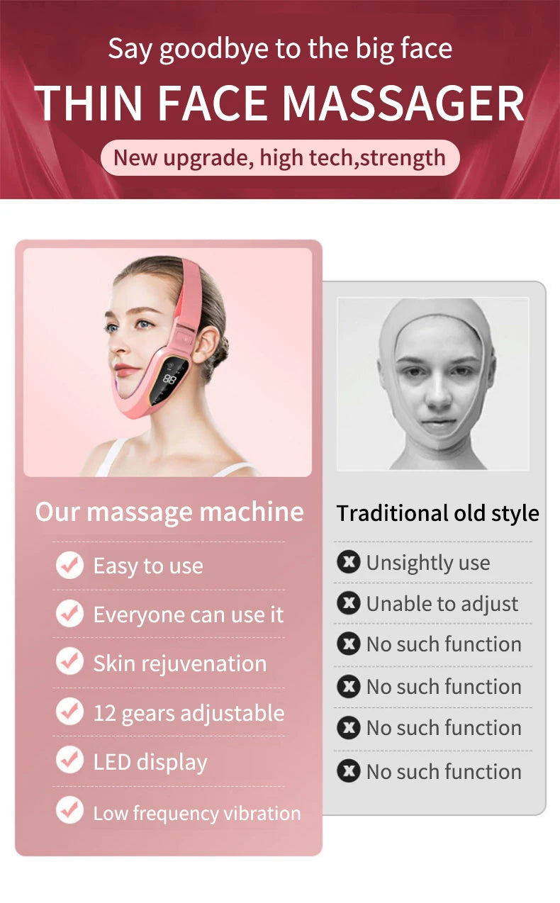 V-Face LED Lifting Device — Anti-Aging Skin Tightening Massager